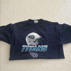 Adult Navy Titans Graphic T-Shirt